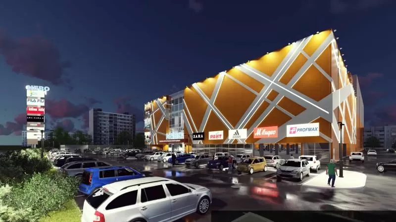 Усиление сотовой связи в торговом центре в Кургане